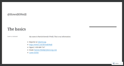 Desktop Screenshot of patrickhowelloneill.com